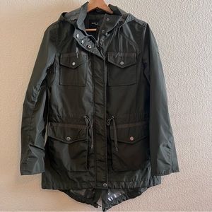 Marc New York Shilowe Green Cargo Rain Jacket Size Small